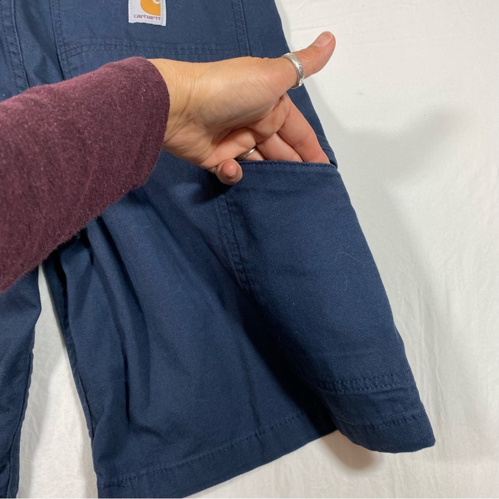 Carhartt Relaxed Fit Men’s Shorts Blue Pockets side Pocket NWOT size 32 - Picture 8 of 9
